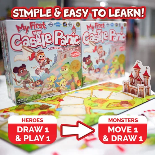 Miniatura 5 de Mi Primer Juego de Mesa Castle Panic para Niños de 4 años en Adelante Divertido y Educativo Cooperativo Enseña Estrategia y Trabajo en Equipo