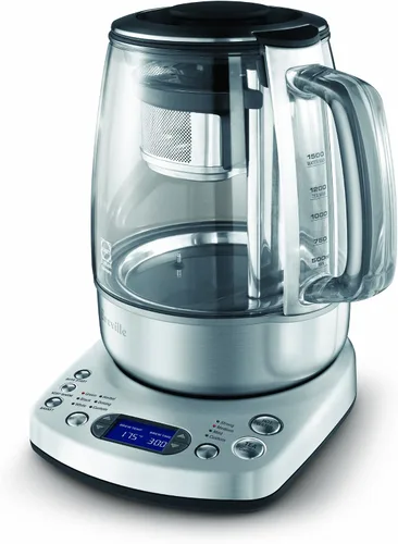 Miniatura 4 de Breville BTM800XL Preparador de Té Infusor y Hervidor de Agua, 51 onzas, Acero Inoxidable Cepillado y Vidrio
