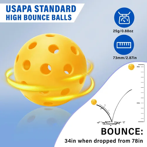 Miniatura 5 de Westant Match Buddy Pickleball Trainer - Pickle Ball Practice Rebounder with 2 Balls, Pickleball Training Aids for Adults, Kids, for Self Practice