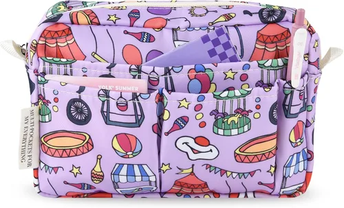 Miniatura 21 de qianshan Organizador de Portafolio con Múltiples Bolsillos, Bolsa de Cosméticos Impermeable con Cremallera de Viaje, Bolsa de Almacenamiento