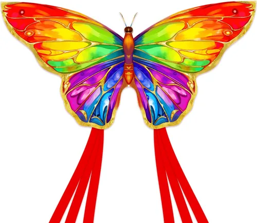 Miniatura 10 de HONBO Butterfly Kites for Kids & Adults, Easy to Fly for Beginners, Each Kite with 300ft Line Handle,Beginner Kite for Kids Ages 4-8,Beach Kites for