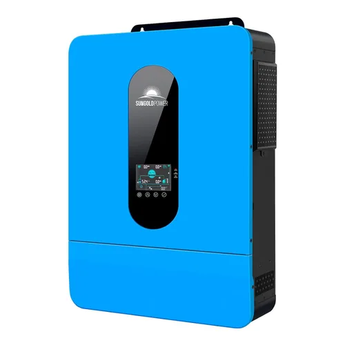 Miniatura 5 de SUNGOLDPOWER Kit solar fuera de la red SGM-5K5E: UL1741 5000W 48VDC 120V Inversor 5.12KWH Batería montada en la pared 6 x 200 vatios paneles solares