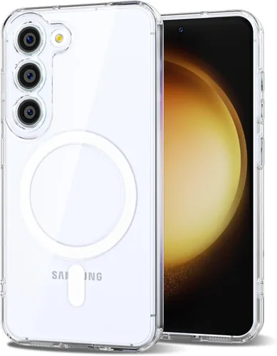 Miniatura 14 de Svanove para Samsung Galaxy S22 Funda de teléfono de silicona magnética, compatible con Magsafe, linda para mujeres, brillante color brillante, gel