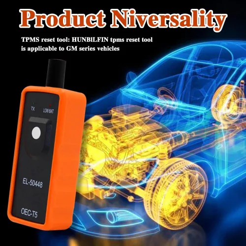 Miniatura 4 de Herramienta de reaprendizaje TPMS, Sistema de monitoreo de presión de neumáticos, Sensor de presión de neumáticos automático EL-50448, herramienta
