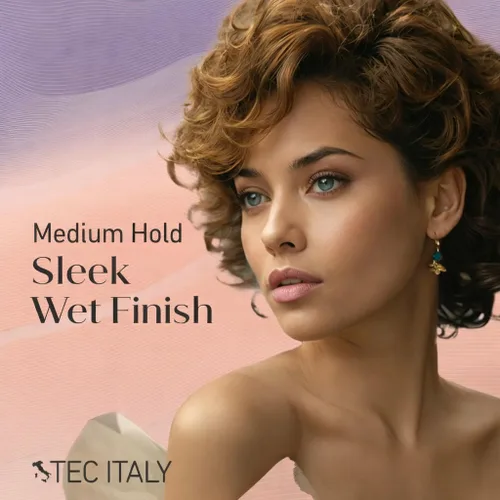 Miniatura 4 de Tec Italy Gel Della Cera Effetto Humedo Gel para el cabello de fijación media para todo tipo de cabello, acabado de aspecto húmedo, define