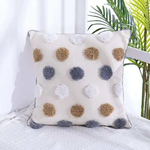 Miniatura 2 de vctops Fundas de almohada decorativas de estilo marroquí, estilo marroquí, estilo bohemio, tejidas, cuadradas, para cama, sala de estar, sofá
