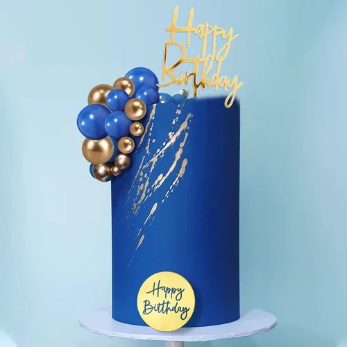 Miniatura 3 de 25 PIEZAS Decoración de Pastel de Cumpleaños de Acrílico con Números 0-9, Decoración de Tarta con Corona, Decoración de Pastel en Forma de Bola