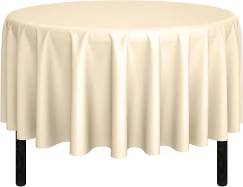 Miniatura 9 de Pomp Mantel Premium de Poliéster de 60" x 84" en Color Amarillo Plátano Tela Fácil de Cuidar, Resistente a Arrugas y Manchas Para Mesa Banana
