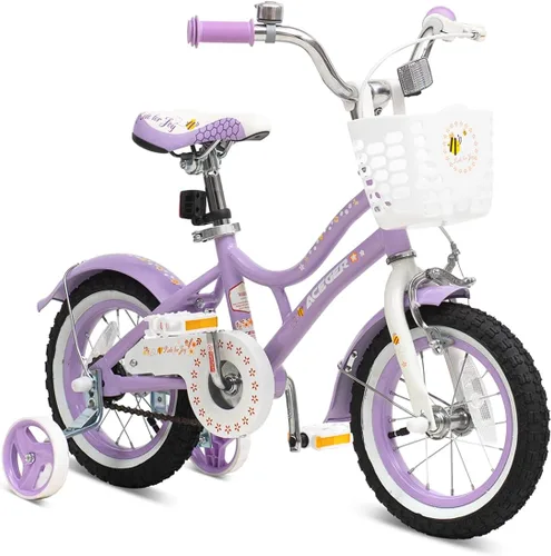 Miniatura 8 de ACEGER Kids Bike for 2-14 Years Old, 12 14 16 18 Inch Girls Bike with Removable Training Wheels, 20 Inch Kid's Bicycle with Kickstand only