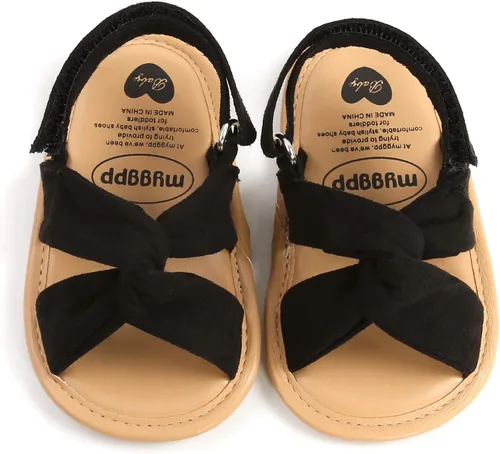 Miniatura 81 de Sandalias de verano para bebés, niñas y niños, unisex, antideslizantes, suela suave, transpirable, para primeros pasos, zapatos de playa al aire