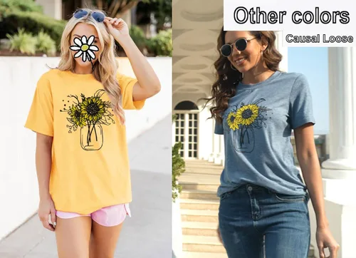Miniatura 6 de Camiseta sin mangas con estampado de patas de perro de girasol para mujer, divertida camiseta de entrenamiento para verano, linda camiseta casual