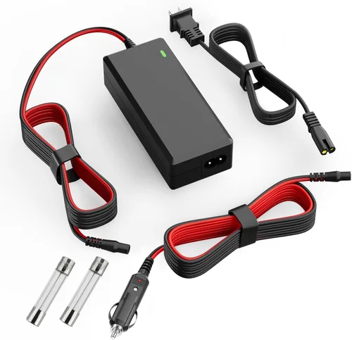 Miniatura 9 de WUKUR Cargador de 65 W para NOCO UltraSafe Jump Starter compatible con NOCO Boost X GBX45 GBX55 GBX75 GBX155 y Boost Air AX65 UltraSafe Cable Negro