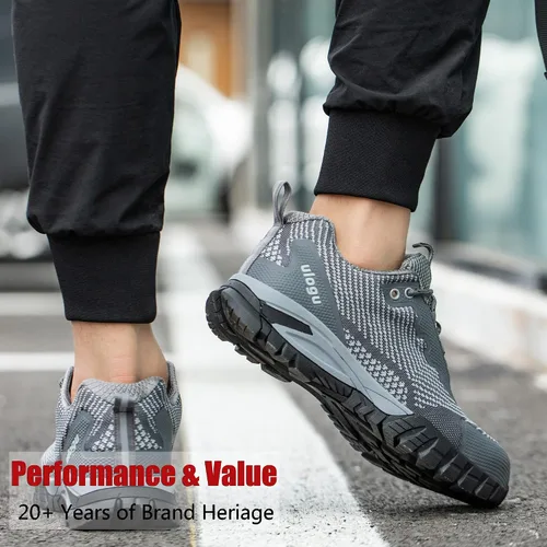 Miniatura 23 de ulogu Zapatos de senderismo impermeables para hombres y mujeres, cómodos, ligeros, antideslizantes, para caminar todo el día, para trabajar y caminar