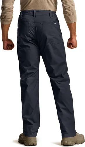 Miniatura 29 de CQR – Pantalones tácticos elásticos tipo cargo para hombre, resistentes al agua, de tela ripstop (antidesgarros), ligeros, ideales para uso diario