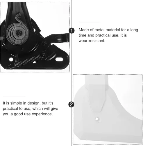 Miniatura 6 de Homoyoyo Silla de herramientas giratoria, ajustador de ángulo, reguladores de silla de oficina para juegos, sintonizadores de ángulo múltiple