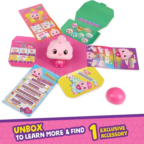 Miniatura 6 de My Squishy Little Ice Cream - Muñeca interactiva coleccionable con accesorios - ISSA