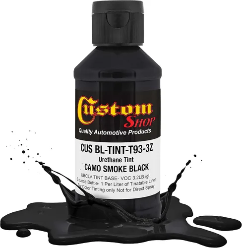 Miniatura 10 de Revestimiento personalizado de 300 ml (color negro metálico) de Urethane Tint concentrado para tintar camión cama revestimiento – Proporcionado