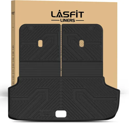 Miniatura 13 de LASFIT Alfombrillas de carga para Kia K4 2025, TPE para todo tipo de clima, ajuste personalizado, tapetes de maletero de automóvil, forros de carga