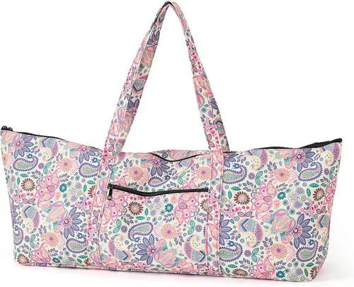 Miniatura 12 de Boulder Bee Bolsa para esterilla de yoga Gran portaesterillas de yoga con bolsillo para artículos mojados Regalos de yoga Bolsa de gimnasio