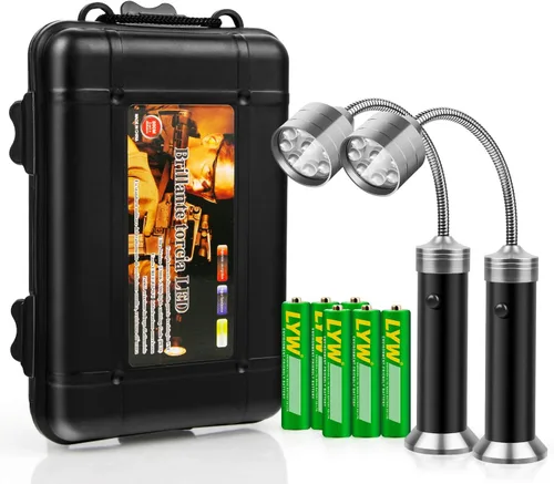 Miniatura 7 de KOSIN - Luces LED para parrilla de asador con base magnética, muy brillantes, cuello de ganso flexible de 360 grados, regalos para hombres, papá