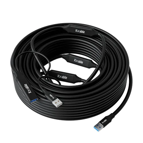 Miniatura 8 de Cable de extensión USB 3.0 de 1 pie (paquete de 2), cable extensor tipo A macho a hembra, trenzado de nailon, transferencia de datos de 5 Gbps