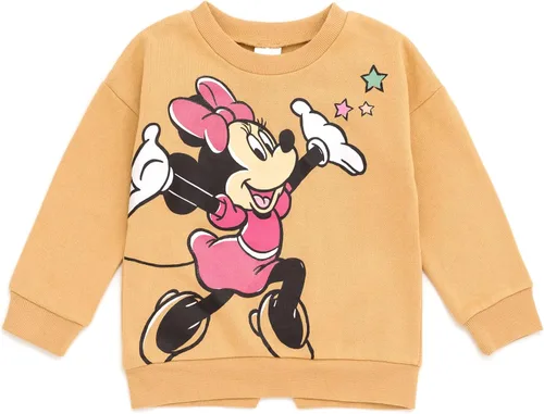 Miniatura 3 de Disney Minnie Mouse - Conjunto de sudadera de forro polar y leggings acampanados, tallas para bebés y niños grandes (18 meses - 10-12)