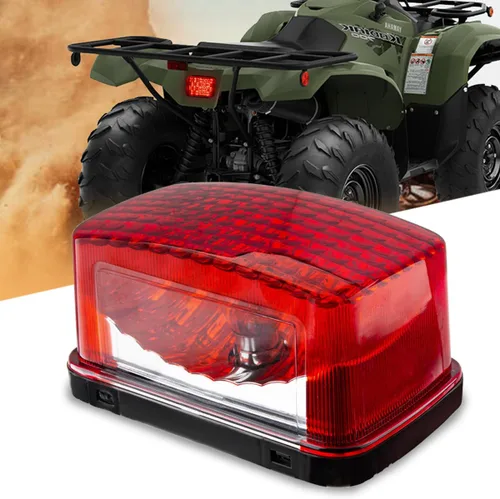 Luz trasera de freno para cuatrimoto, luces de freno LED compatibles con Yamaha Grizzly Big Bear Bruin Kodiak Wolverine Rhino Viking 5KM-8472C-10-00