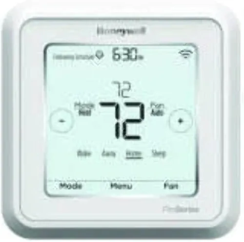 Honeywell TH6320WF2003/U Termostato Lyric T6, 3 Calor / 2 Frío Bomba de Calor o 2 Calor / 2 Frío Convencional, 4.09" x 4.09" x 1.06"