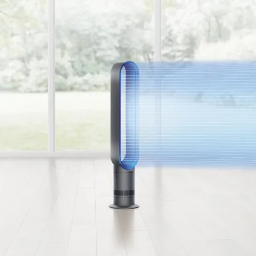 Miniatura 2 de Ventilador de torre sin aspas Dyson Cool AM07 Air Multiplier, oscilación de 70°, 10 niveles (Hierro/Azul)