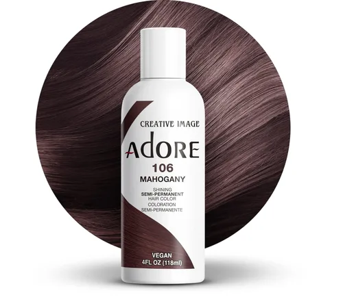 Miniatura 87 de Adore Tinte de Cabello Semipermanente (052 French Cognac) Tinte para el Cabello Castaño Vegano y sin Crueldad Animal Sin Amoníaco, Sin Peróxido