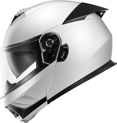 Miniatura 7 de KYPARA Casco modular de doble visera abatible de cara completa para motocicleta con certificación DOT de impresionismo