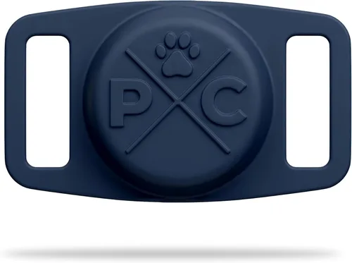 Miniatura 13 de Pup Culture Soporte de AirTag para collar de perro, para rastreador de perros GPS, para Apple iPhone, para perros y gatos Naranja