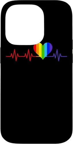Miniatura 17 de iPhone SE (2020) / 7 / 8 Gay Heartbeat Pride Flag Gift And Queer LGBTQ Rainbow Estuche de regalo