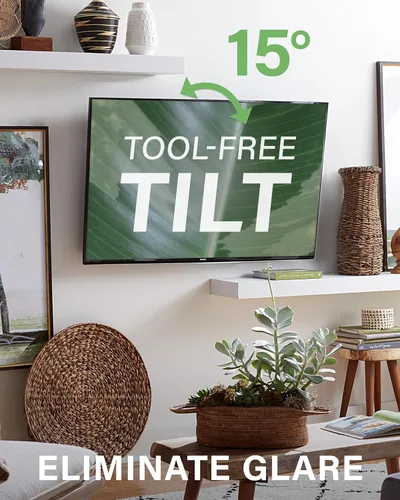Miniatura 4 de SANUS Soporte de TV de movimiento completo – Soporte de pared de TV de 32 a 55 pulgadas que se inclina, se extiende y gira – Fácil instalación