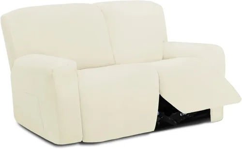 Miniatura 42 de Easy-Going - Funda elástica de microfibra para sofá reclinable seccional, suave vellón ajustable a tu sofá de 2 cuerpos, lavable, protege tus
