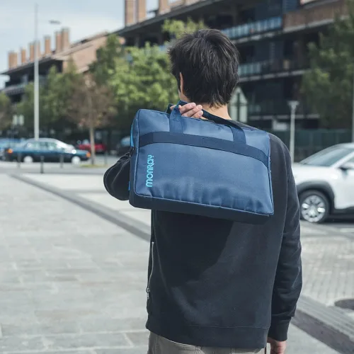 Miniatura 2 de NGS Ginger Blue - Bolsa para portátil de 15,6" con bolsillo externo - Azul