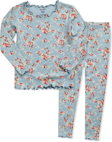 VAENAIT BABY - Pijama unisex para niños y niñas de 6 meses a 12 años, pijama suave y cómoda de modal Tencel, ropa de dormir fruncida, conjunto de 24