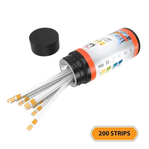 Miniatura 8 de Tiras de prueba de pH 4.5 a 9.0 (200 ct) para pruebas de pH corporal de orina y saliva. Tiras de prueba de reactivos de análisis de orina