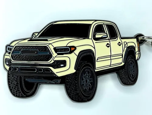 Miniatura 7 de Llavero Tacoma – Accesorios Tacoma 2016-2022 mods 2023 2024 Cool Key Chain Fob Cover 3ª generación Toy Truck Quicksand