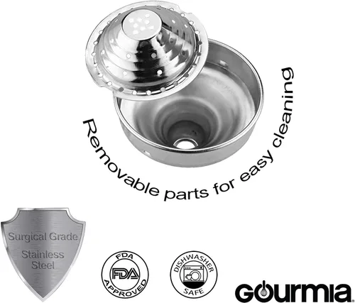 Miniatura 4 de Gourmia GMJ9970 Exprimidor de cítricos grande – Prensa de grado comercial para naranja, pomelo y limón – Extrae el máximo jugo – Base y mango