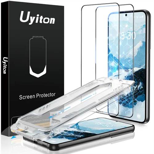Miniatura 30 de Uyiton UnBreak-Glass - Protector de pantalla de privacidad para Samsung Galaxy S25 Ultra, soporte ultrasónico de huellas dactilares, marco de Negro