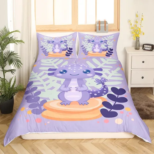 Miniatura 11 de Erosebridal Funda de edredón de pingüinos tamaño Queen, juego de ropa de cama de pingüinos negros y blancos, funda de edredón de animales lindos