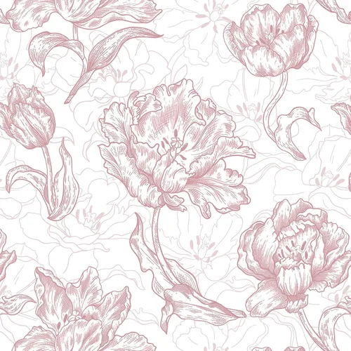 Miniatura 8 de Timeet Papel tapiz vintage para despegar y pegar, papel tapiz floral bohemio, papel de contacto de mariposa, papel de pared autoadhesivo extraíble