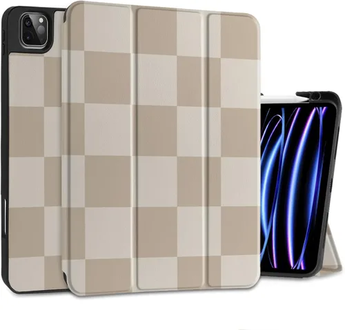 Miniatura 9 de DONGKE Funda para iPad Pro de 12.9 pulgadas 6ª generación 2022, soporte para lápiz integrado + soporte triple + encendido automático/apagado + funda