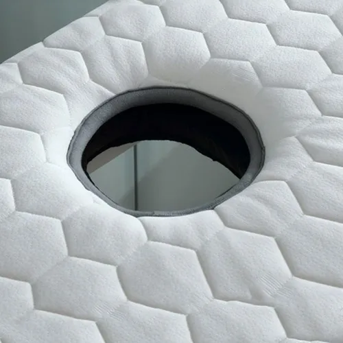 Miniatura 4 de Cubierta de espuma viscoelástica para mesa de masaje con orificio para respirar, cuadrada, redonda, trapezoidal, para cama de spa, almohadilla 2.4 in