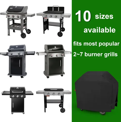 Miniatura 8 de Cubierta de parrilla pequeña impermeable para exteriores para Weber Spirit 210 Series (E 210, S 210, E 215), Charbroil, Kenmore Grills, cubierta