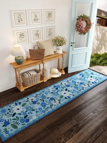 Miniatura 57 de Rugcomf Alfombra Pasillera para Pasillos Alfombra de Cocina Antideslizante 2'6'' x 8' Alfombras Pasilleras Lavables con Respaldo de Goma Alfombra