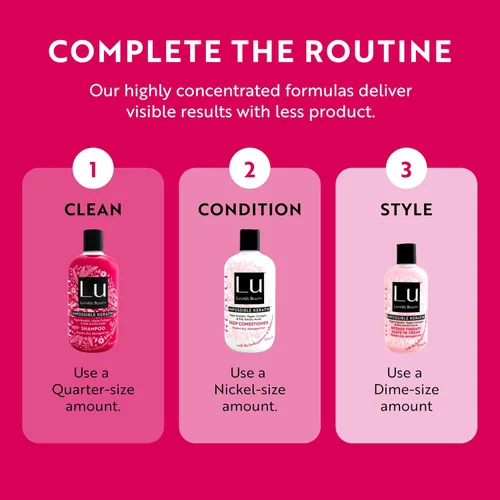 Miniatura 8 de LatinUs Beauty, RESCUE Impossible Keratin, Dúo para el Cuidado del Cabello: Shampoo + Acondicionador con Shatavari