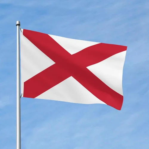 Miniatura 2 de Bandera de Mapa de Irlanda del Norte, bandera de San Patricio Saltire de 3 x 5 pies, poliéster duradero de doble cara, divertida pancarta decorativa