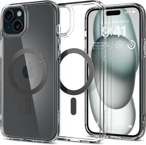 Miniatura 440 de Spigen Funda para iPhone 13 Mini, ultra híbrida MagFit [antiamarilleo] [compatible con Magsafe] - Transparente